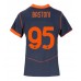 Maillot de foot Inter Milan Alessandro Bastoni #95 Troisième vêtements Femmes 2025-26 Manches Courtes